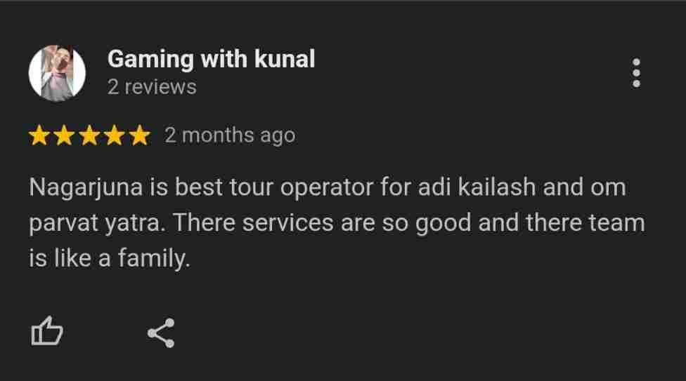 Nagarjuna Travels Customer Testimonial 46